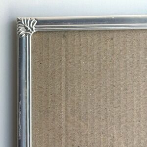 Vintage Metal Picture Frame 8x10 Silver Ornate Old World French Cottagecore